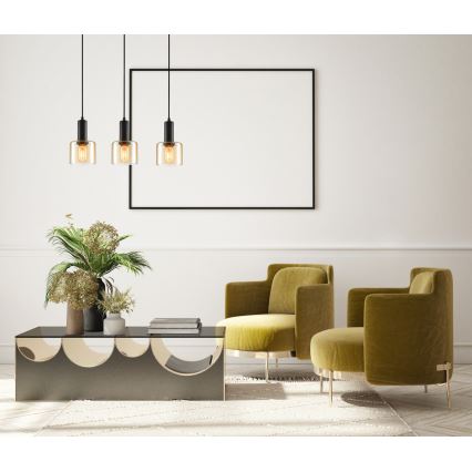 ITALUX - Candelabro suspenso SANTIA 3xE27/40W/230V