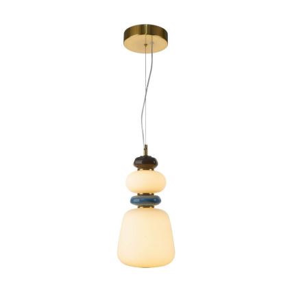 ITALUX - Lustre LED suspenso por cabo EVANS LED/12W/230V 3000K dourado/branco