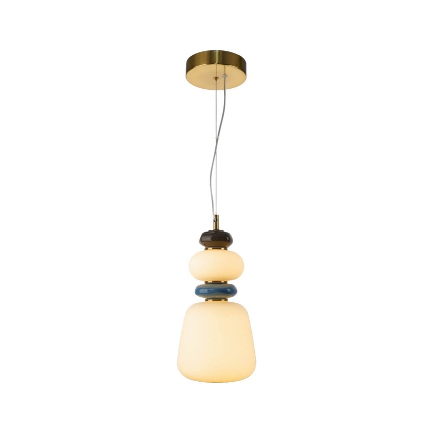 ITALUX - Lustre LED suspenso por cabo EVANS LED/12W/230V 3000K dourado/branco
