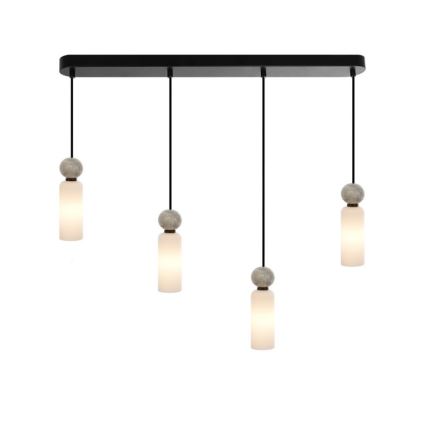 ITALUX - Lustre suspenso SANTOS com cabo 4xG9/40W/230V preto