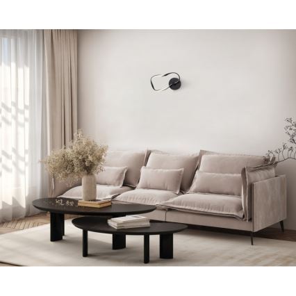 ITALUX - Aplique de parede AMAYA LED/20W/230V preto