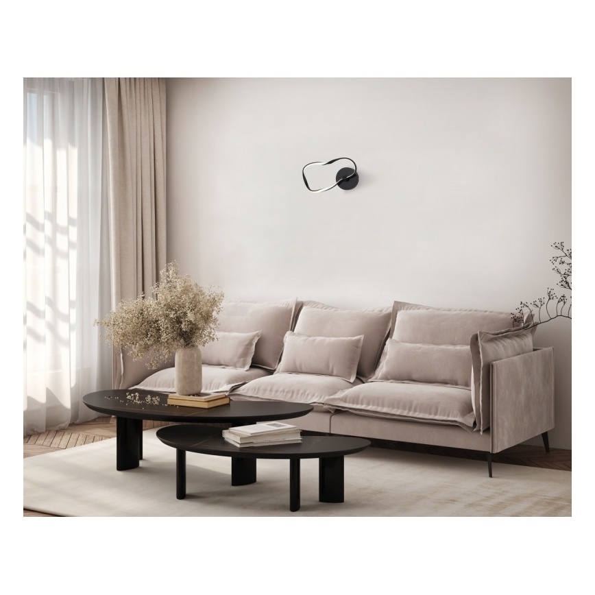 ITALUX - Aplique de parede AMAYA LED/20W/230V preto
