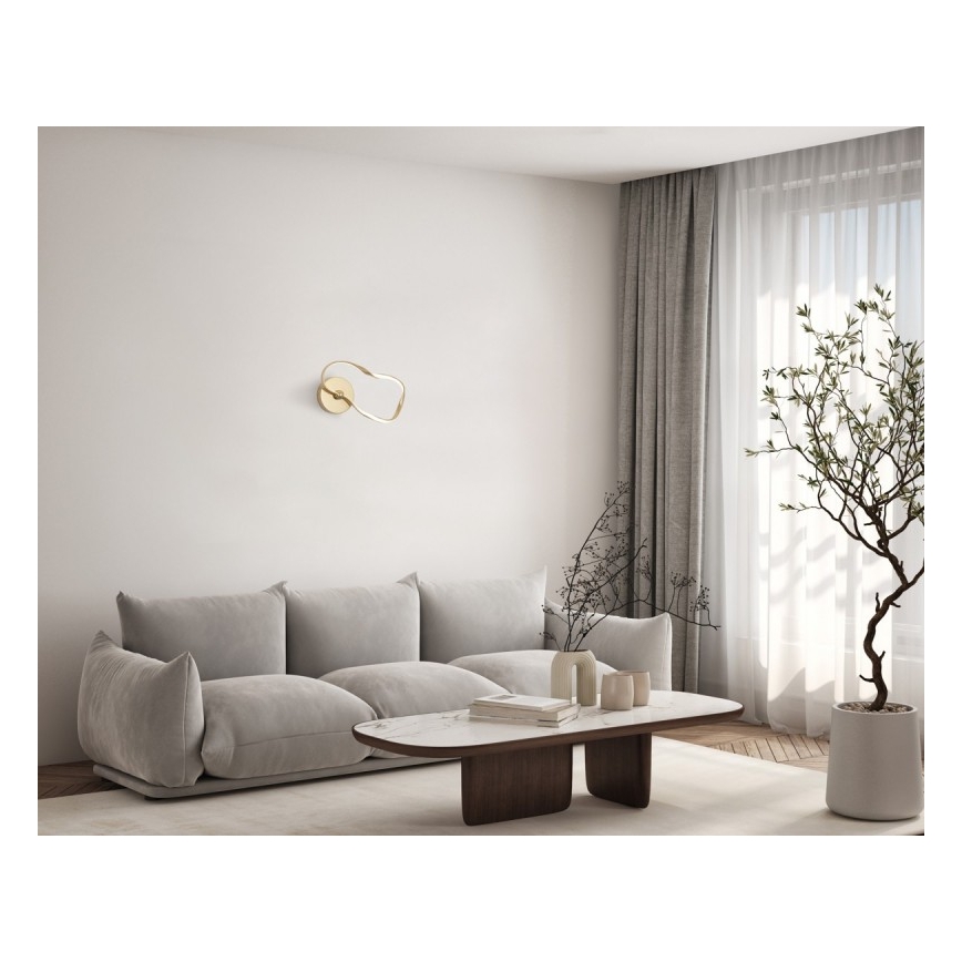 ITALUX - Aplique de parede LED AMAYA LED/20W/230V dourado