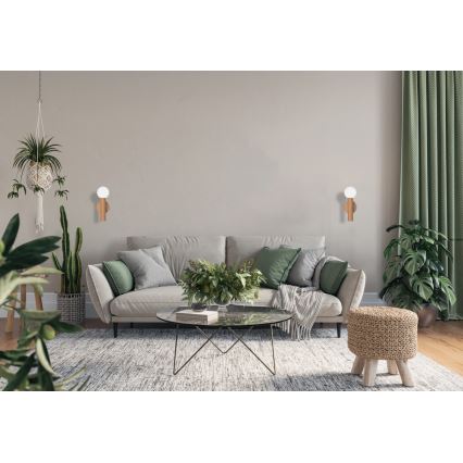 ITALUX - Aplique de parede FILANO 1xG9/5W/230V castanho