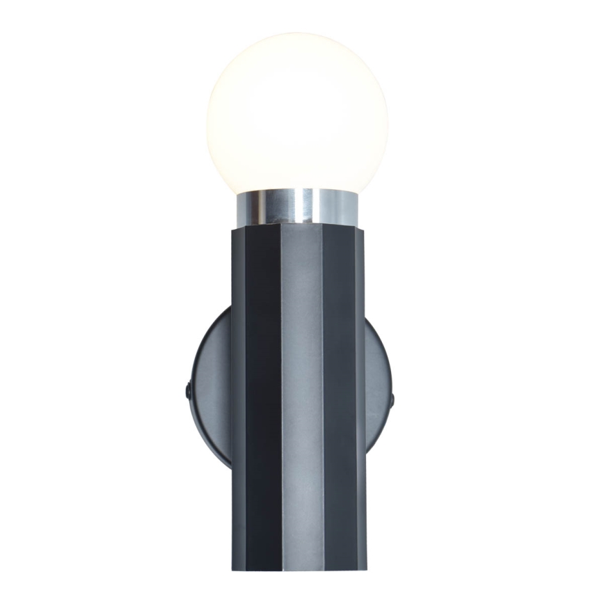 ITALUX - Aplique de parede MACERA 1xE27/40W/230V preto