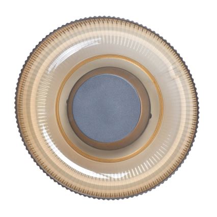 ITALUX - Candeeiro de tecto LED PASSO LED/8W/230V 3000K diâmetro 25 cm bege fumado