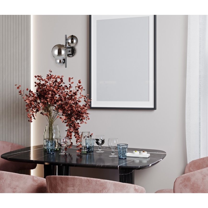 ITALUX - Iluminação de parede CANELLO 3xG9/5W/230V preto