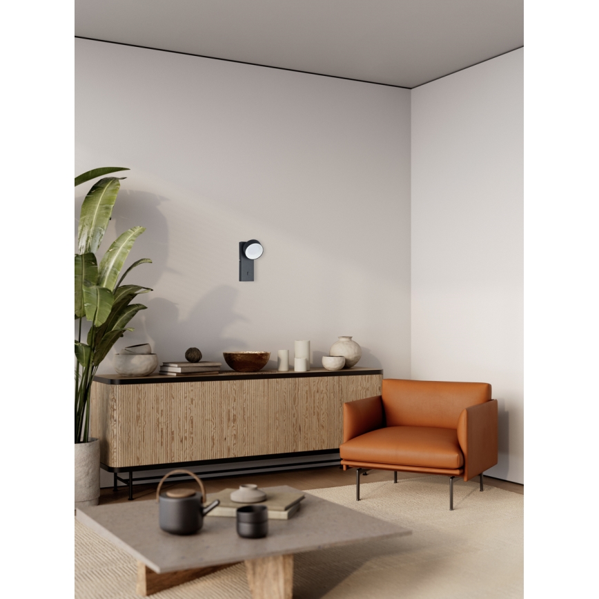 ITALUX - Aplique de parede LED FONTEN LED/1,8W/230V 4000K preto