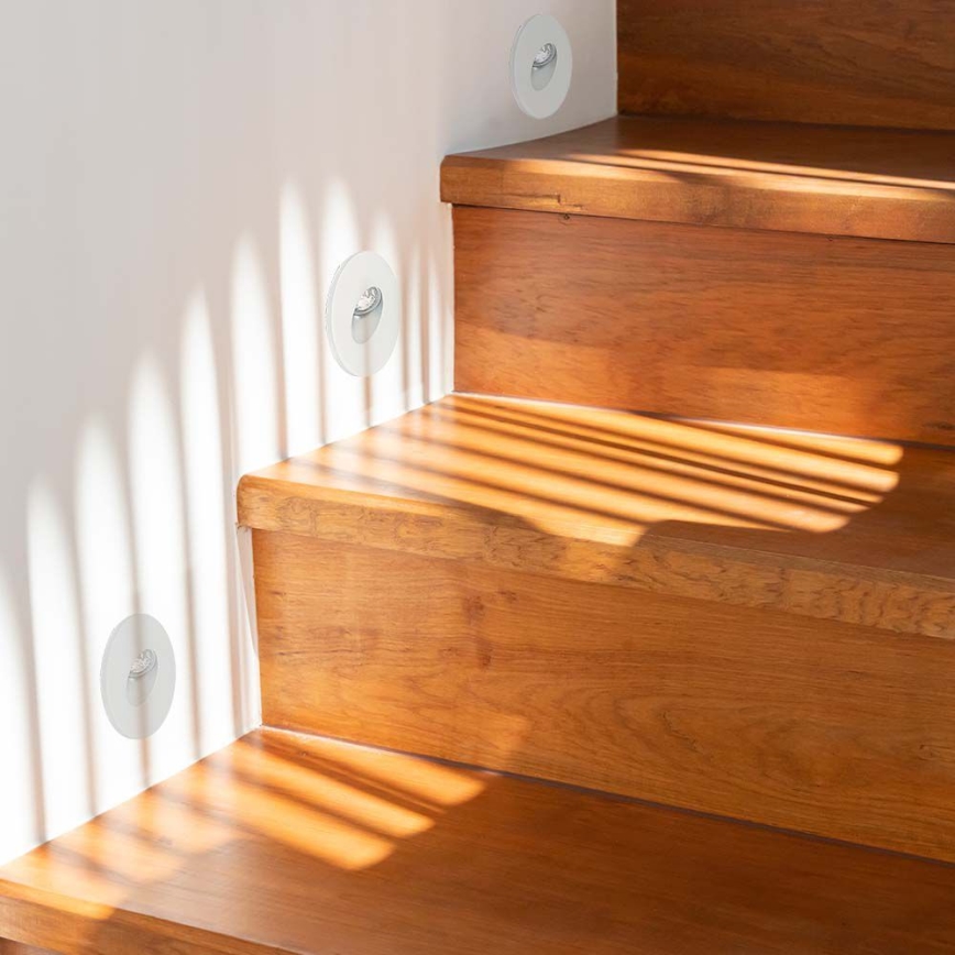 Iuminação de escadas LED LED/3W/230V 4000K branco