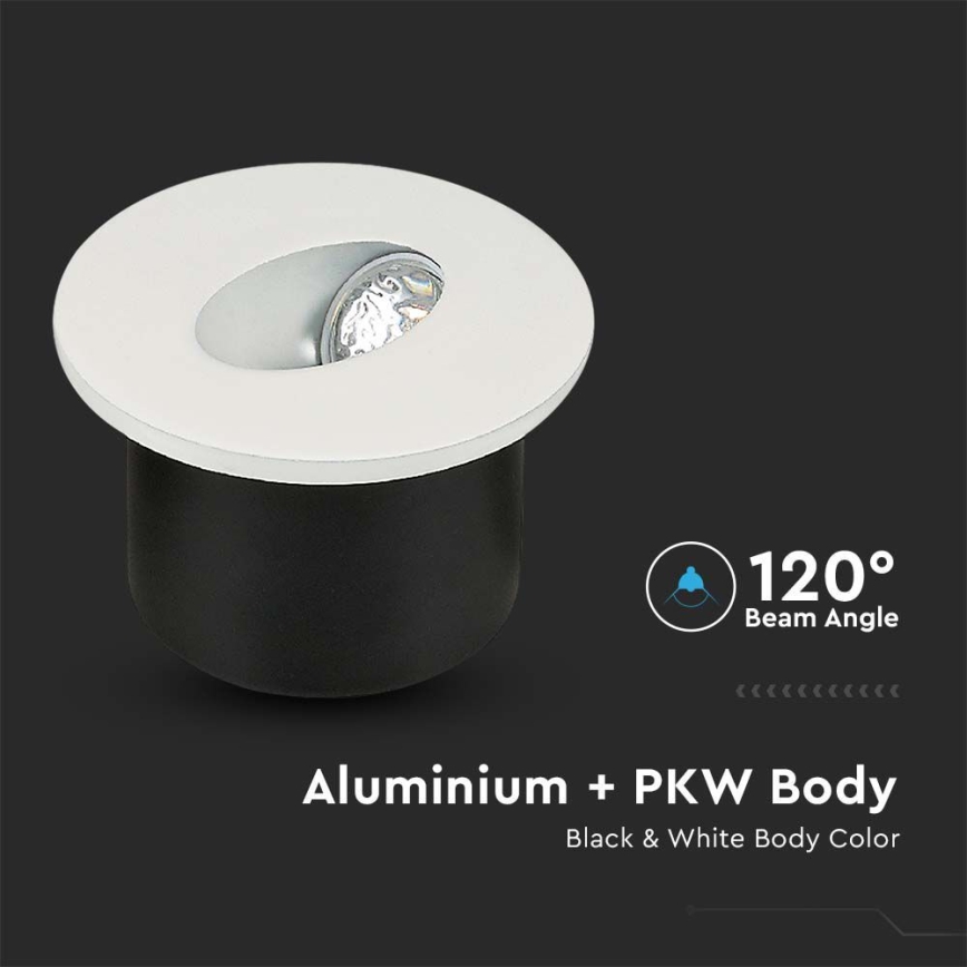 Iuminação de escadas LED LED/3W/230V 4000K branco