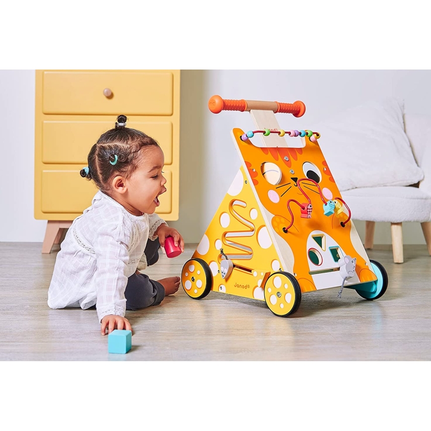 Janod - Andador com atividades gato