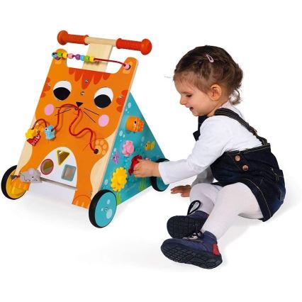 Janod - Andador com atividades gato