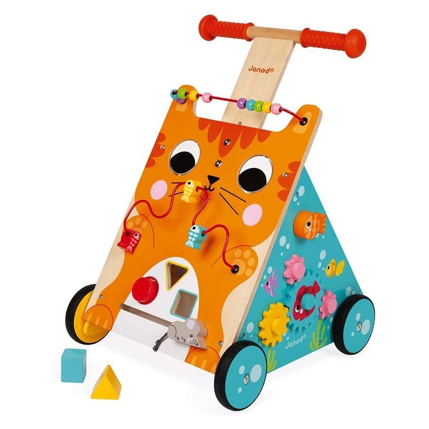 Janod - Andador com atividades gato