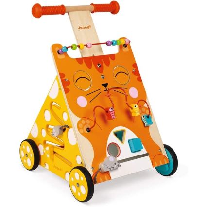 Janod - Andador com atividades gato
