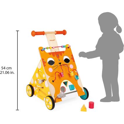 Janod - Andador com atividades gato