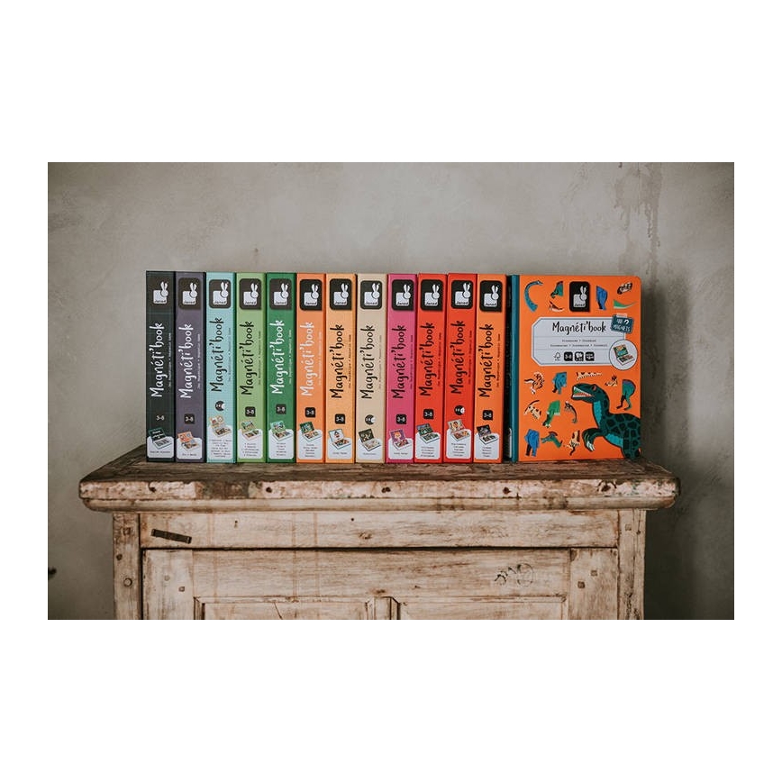 Janod - Conjunto interativo magnético MAGNETIBOOK animais