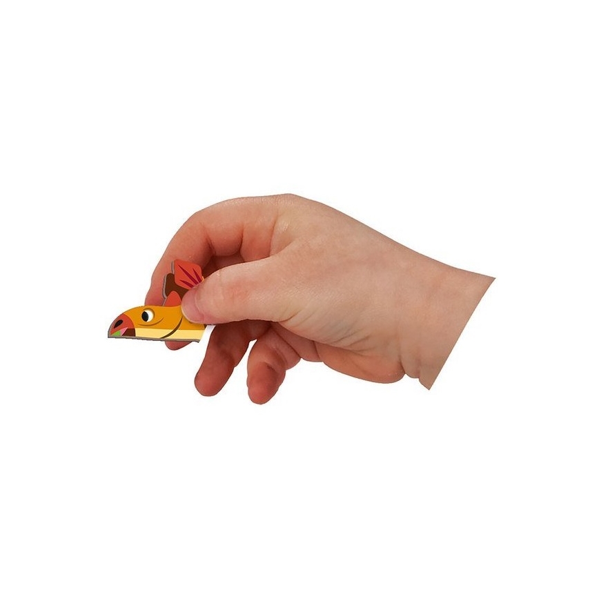 Janod - Conjunto interativo magnético MAGNETIBOOK dinossauros