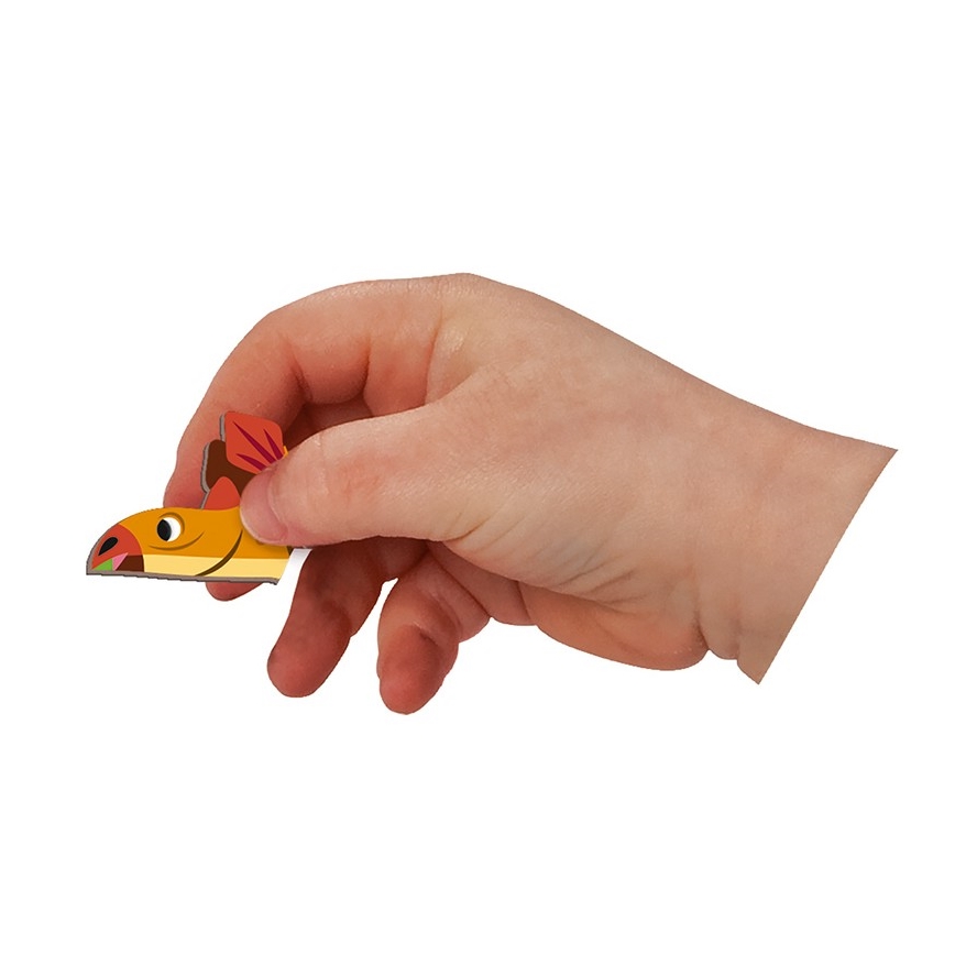 Janod - Conjunto interativo magnético MAGNETIBOOK dinossauros