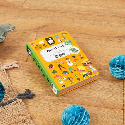 Janod - Conjunto interativo magnético MAGNETIBOOK estações do ano