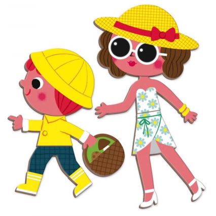 Janod - Conjunto interativo magnético MAGNETIBOOK estações do ano