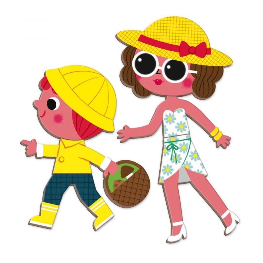 Janod - Conjunto interativo magnético MAGNETIBOOK estações do ano