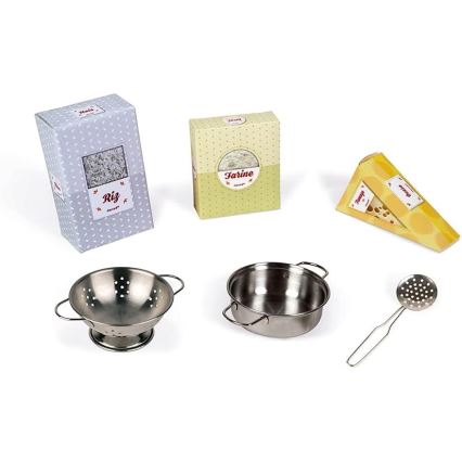 Janod - Cozinha de madeira com placa LED MOZAIC 2xLR6