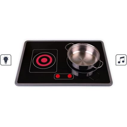 Janod - Cozinha de madeira com placa LED MOZAIC 2xLR6