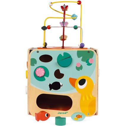 Janod - Cubo interativo com labirinto MULTI ACTIVITY