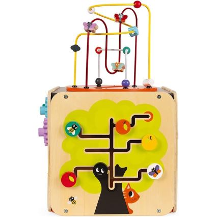 Janod - Cubo interativo com labirinto MULTI ACTIVITY