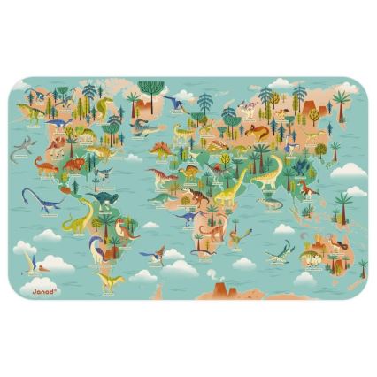 Janod - Mapa magnética dinossauros