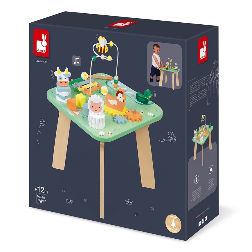 Janod - Mesa interativo infantil prado