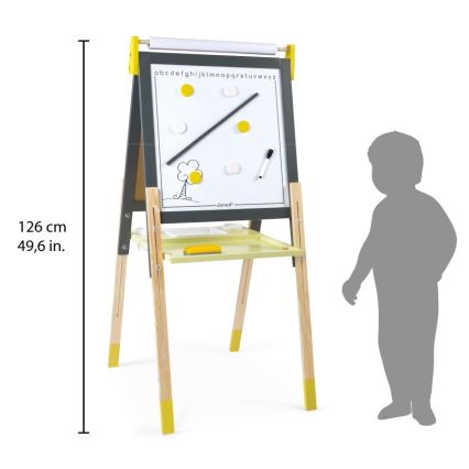 Janod - Quadro magnético cinza