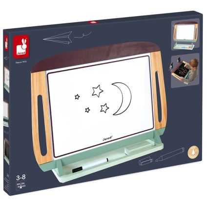 Janod - Quadro magnético de mesa verde/marrom