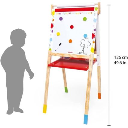 Janod - Quadro magnético vermelho