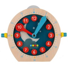 Janod - Relógio de madeira para crianças LEARNING TOYS