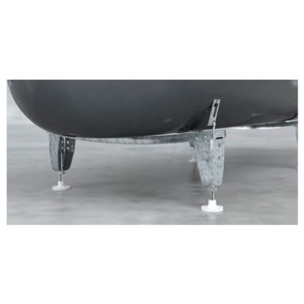 JIKA H2940120000001 - Pés para banheira ALMA/TANZA/RIGA em aço inoxidável