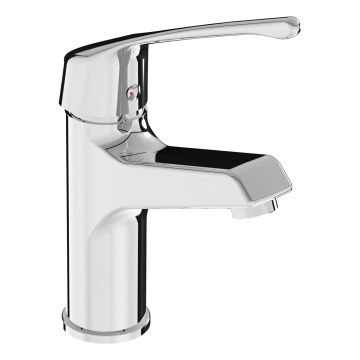 JIKA H3111W10045101 - Misturador para lavatório com alavanca médica CUBE 16,4 cm cromo brilhante