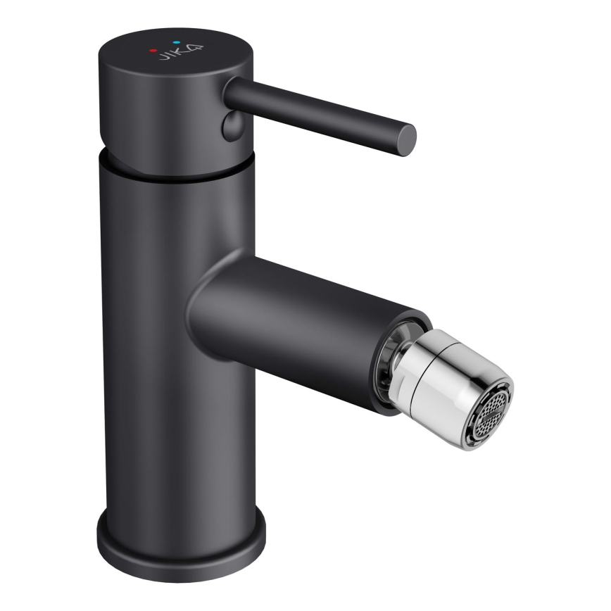 JIKA H3412F17161101 - Misturadora para bidé MIO 14,7 cm preto mate