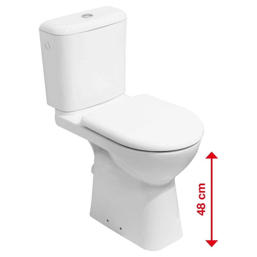 JIKA H8236160000001 - Vaso sanitário DEEP, cerâmica/branco