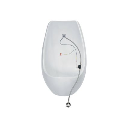 JIKA H8411010004871 - Urinol com sensor DOMINO 24V, entrada traseira, saída traseira, cerâmica/branco