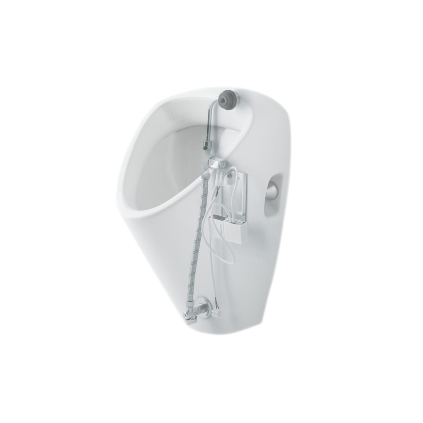 JIKA H8430700000001 - Mictório GOLEM, entrada de água interna, saída traseira, cerâmica/branco