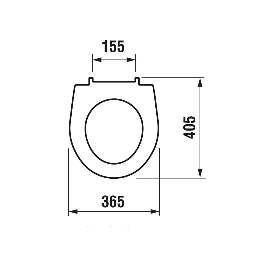 JIKA H8933803000631 - Assento sanitário LYRA duroplástico/branco