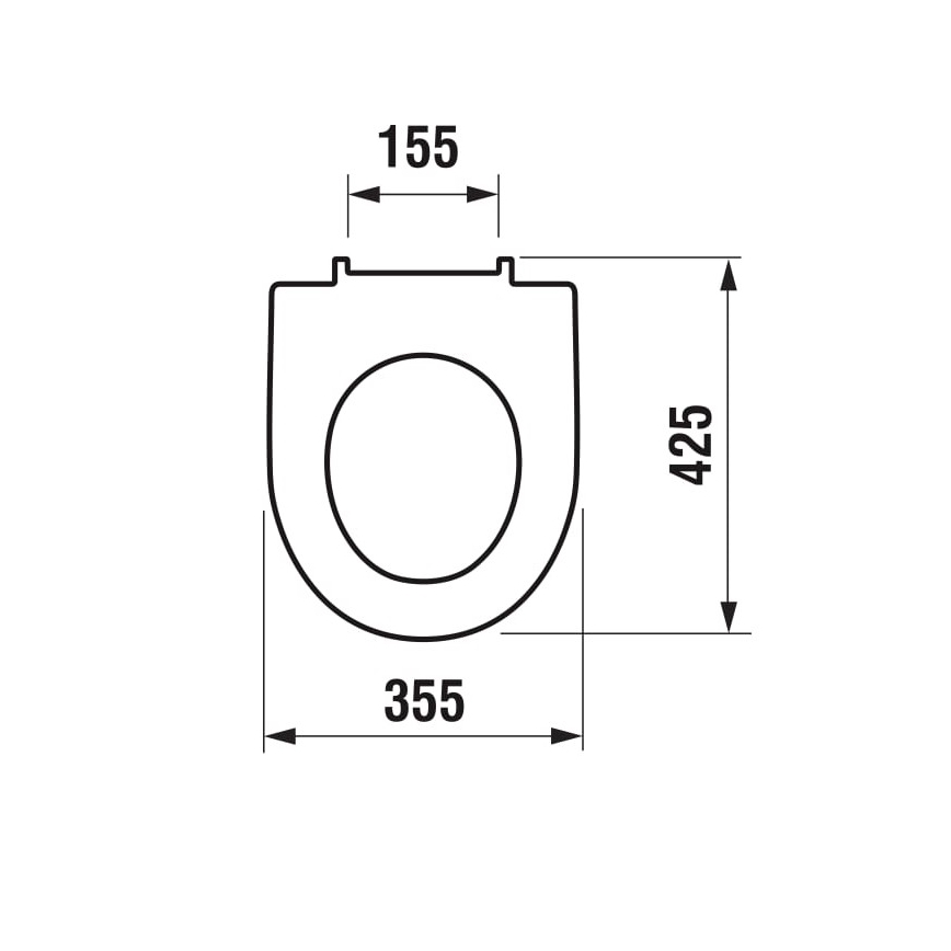 JIKA H8933853000001 - Assento de sanita SoftClose LYRA em duroplástico, branco