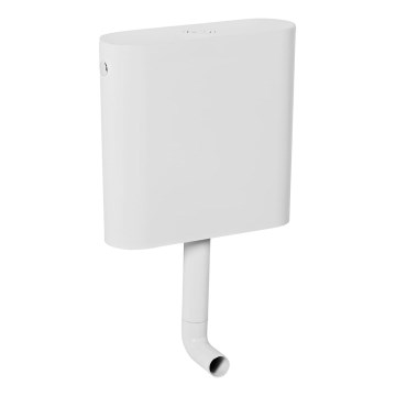 JIKA H8937100000001 - Caixa de descarga MODUL, ligação lateral, plástico/branco