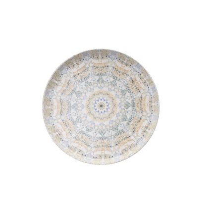 Jogo de jantar 12 peças multicolorido/porcelana