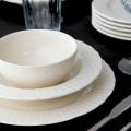 Jogo de jantar 24 peças branco/porcelana