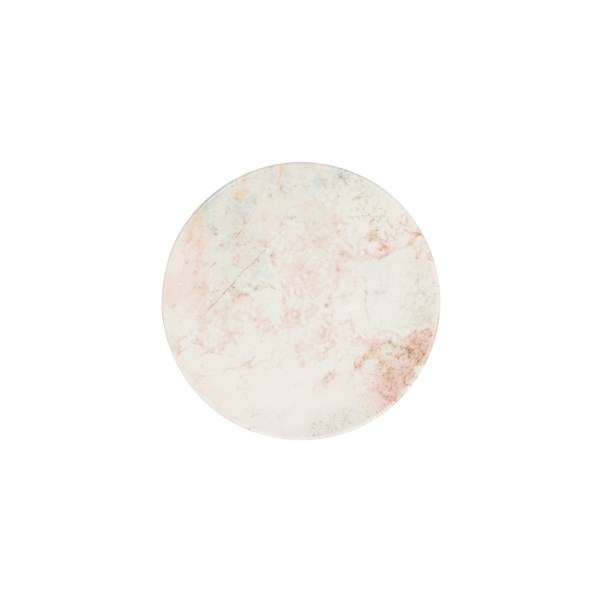 Jogo de jantar 24 peças rosa/bege/porcelana