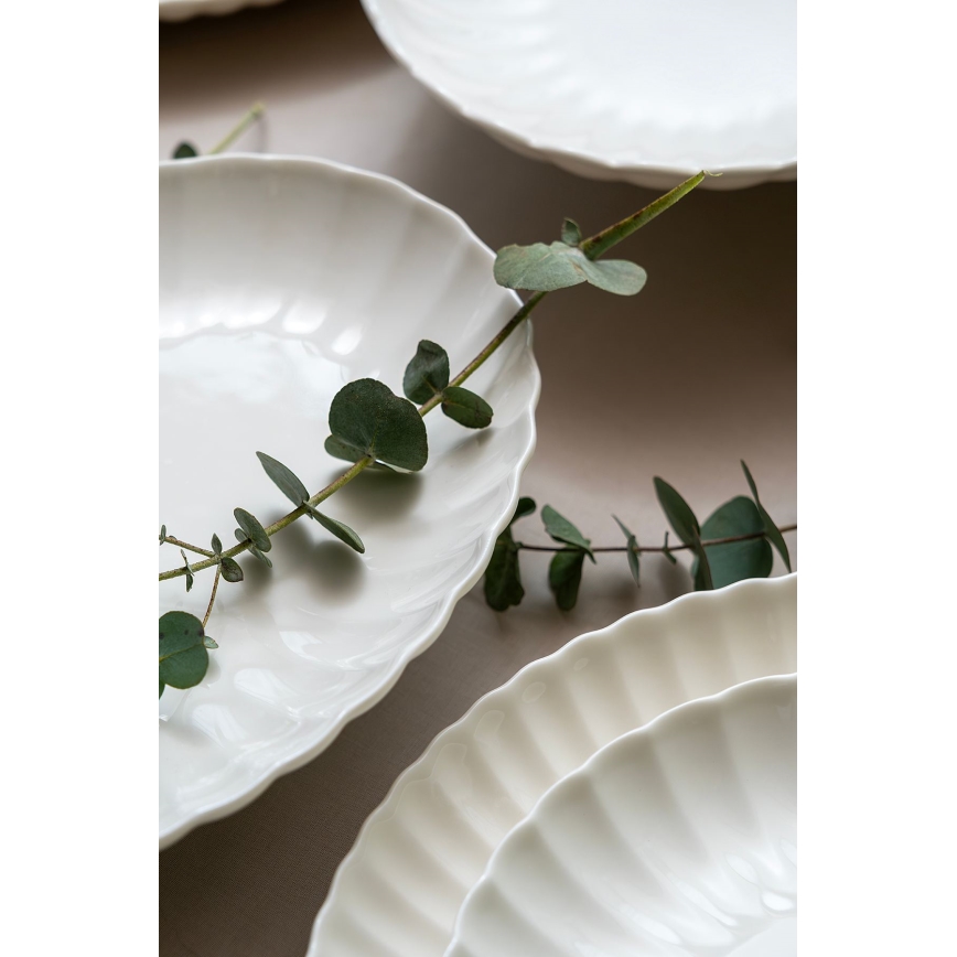 Jogo de jantar 52 peças branco/porcelana
