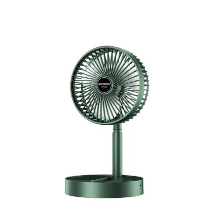 JOHNSON - Ventilador de mesa recarregável TORTUGA 5W/3,7V 1200 mAh Ø 16,5 cm verde