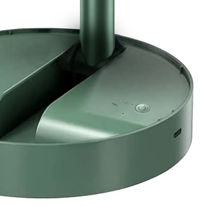 JOHNSON - Ventilador de mesa recarregável TORTUGA 5W/3,7V 1200 mAh Ø 16,5 cm verde